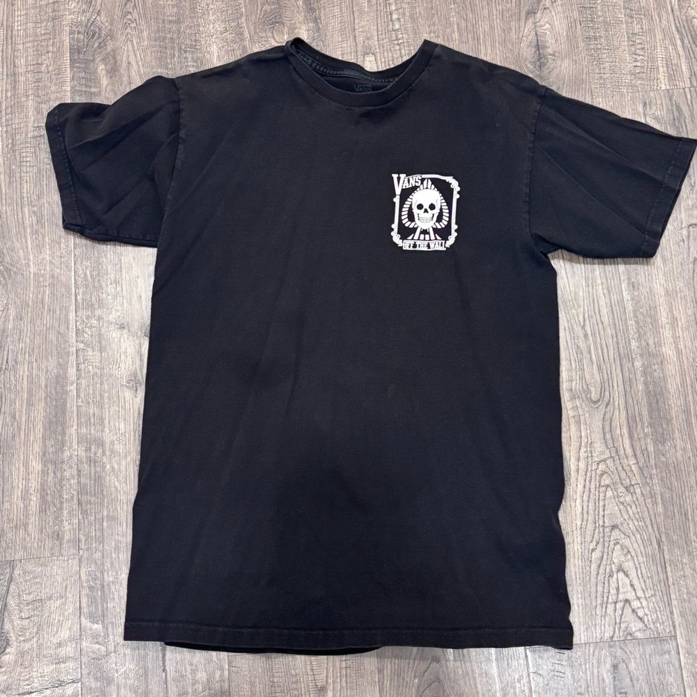Vans Black Skull Graphic Men's Tee